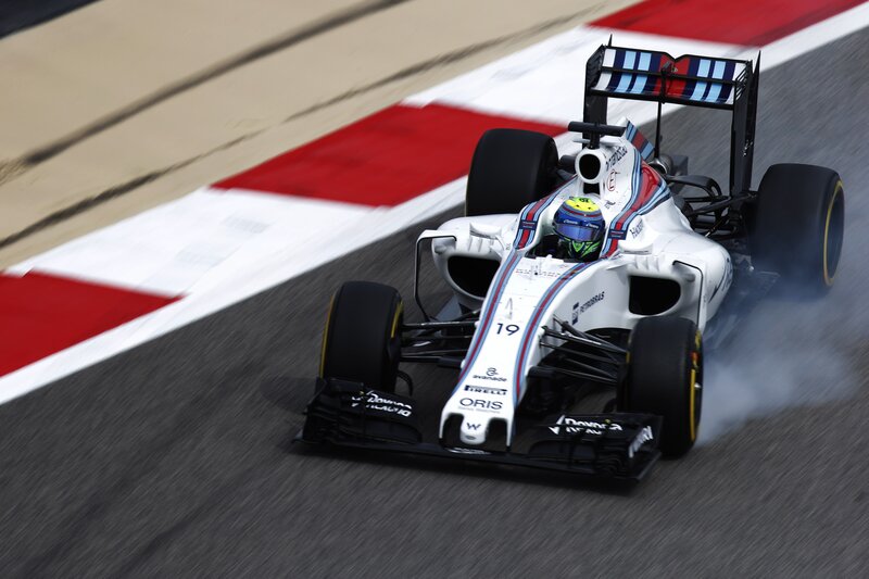 Formula One Car on Track — White, Dynamic, Afternoon, Photograph, Driver, Tire Smoke