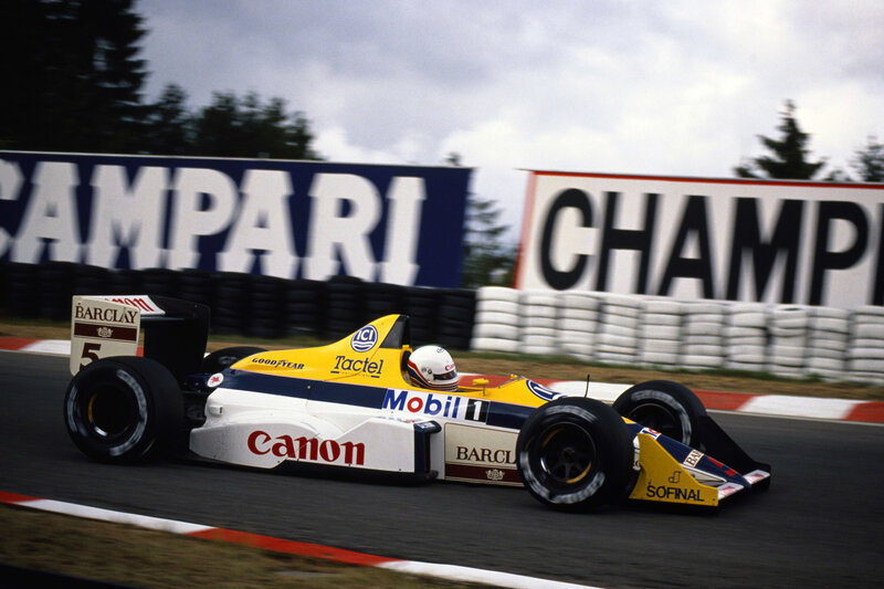 Formula One Car on Track — Yellow, Dynamic, Afternoon, Photograph, Driver, Racing Car