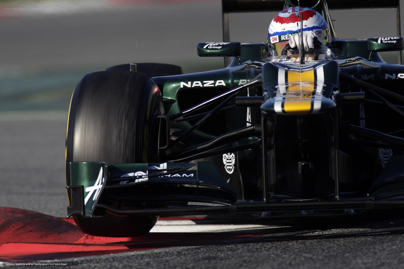 Formula One car on track