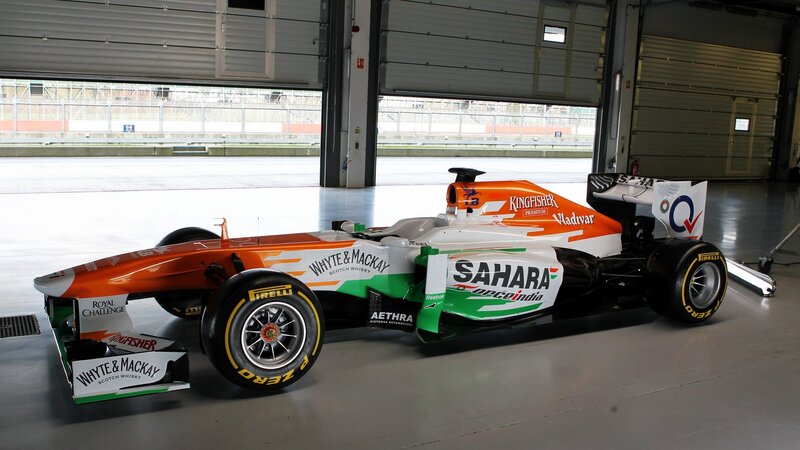 Formula One Car — Orange, Neutral, Photograph