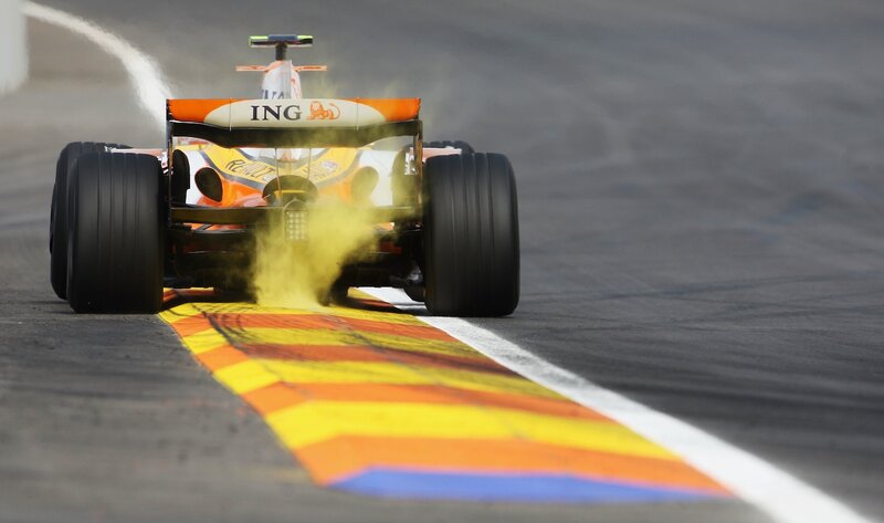 Formula One Car — Orange