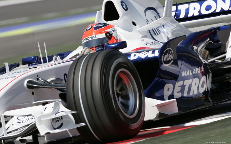 Formula One Car Racing — White