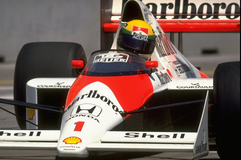 Formula One Car — Red, Focused