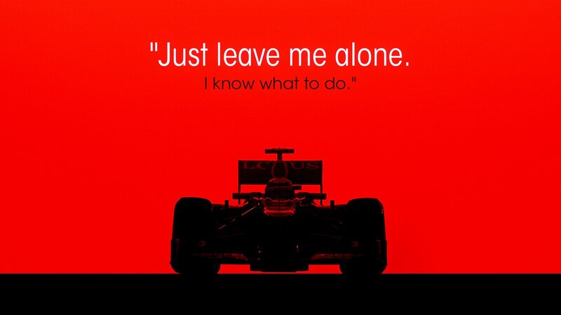 Formula One car silhouette