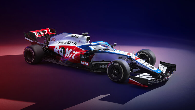 Formula One Car — White, Dramatic