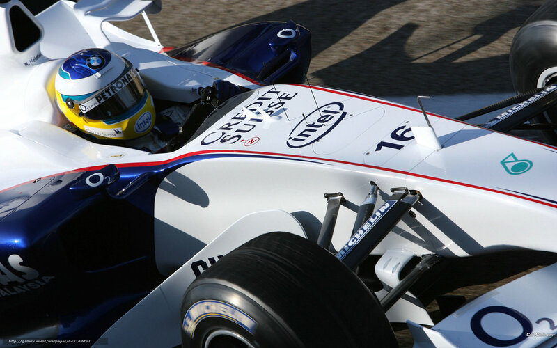 Formula One Car — White, Dynamic