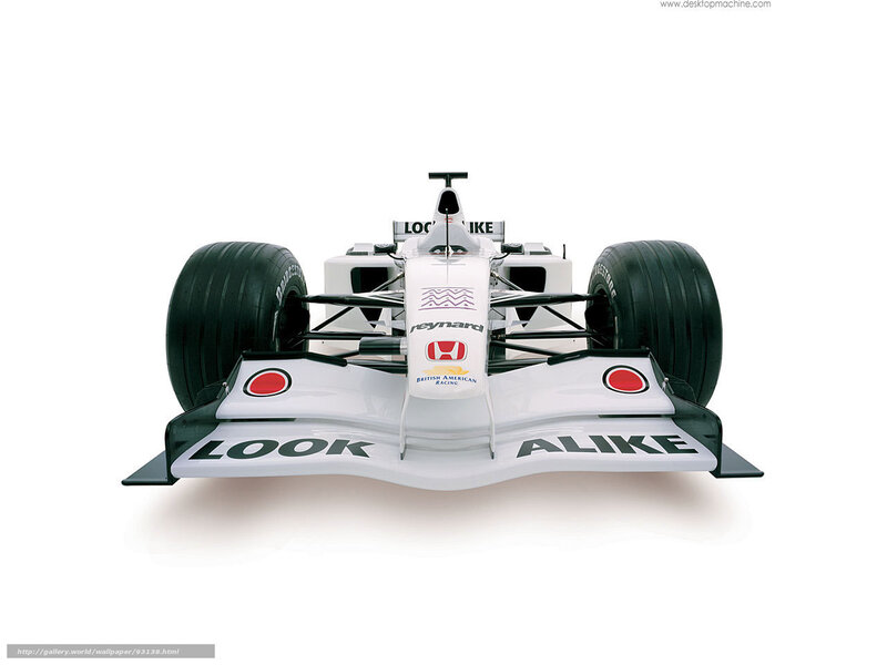 Formula One Car — White, Neutral