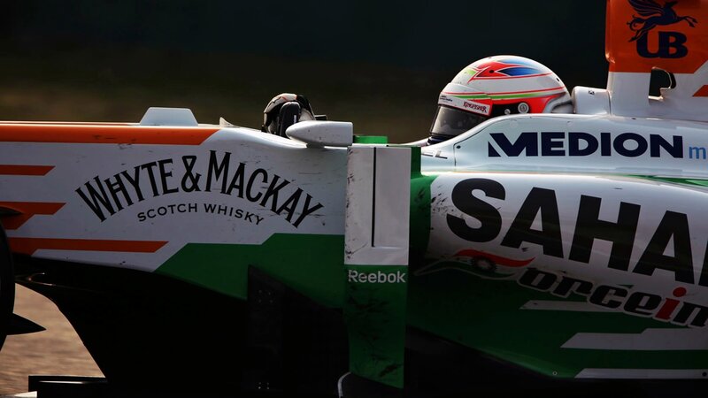 Formula One car with driver