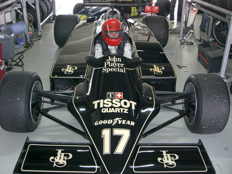 Formula One car with driver