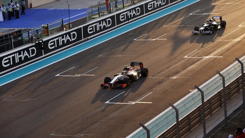 Formula One Cars on Track — Black, Competitive, Afternoon, Photograph