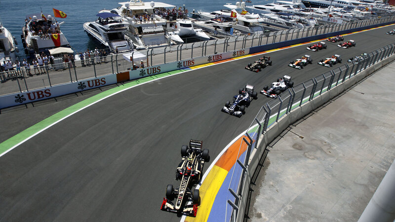 Formula One Cars on Track — Black, Dynamic, Afternoon, Photograph, Yachts