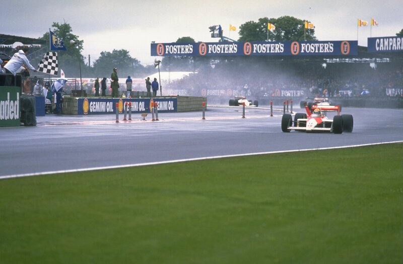 Formula One Cars on Track — Green