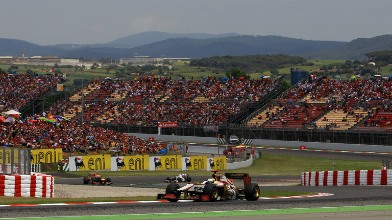 Formula One Cars on Track — Red, Active