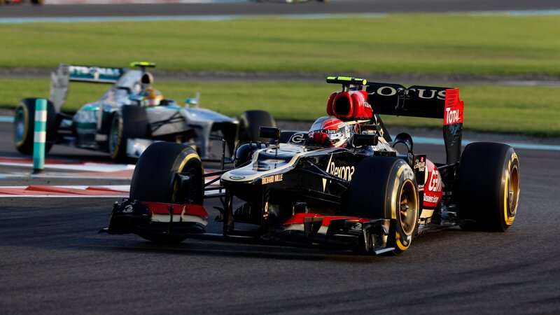Formula One Cars Racing — Black, Dynamic, Sunset