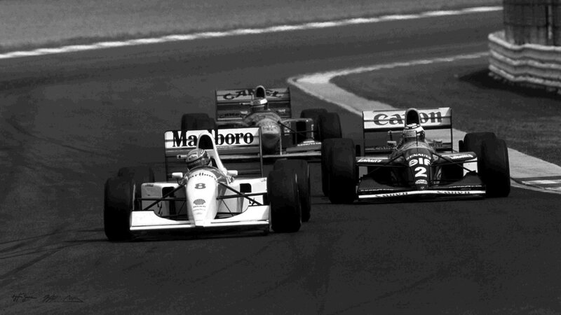 Formula One Cars Racing — Black, Dynamic