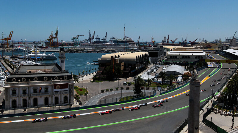 Formula One Cars Racing — Blue, Active