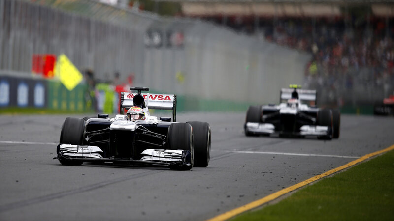 Formula One Cars Racing — Gray, Competitive, Photograph, Race Track
