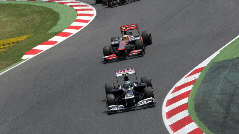 Formula One Cars Racing — Gray, Dynamic, Afternoon, Photograph, Racetrack, Driver