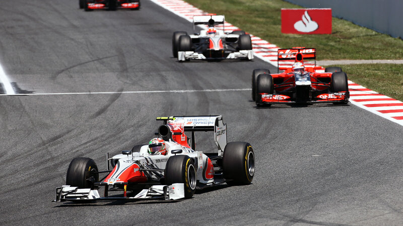 Formula One Cars Racing — Gray, Dynamic, Afternoon, Photograph, Racing Track