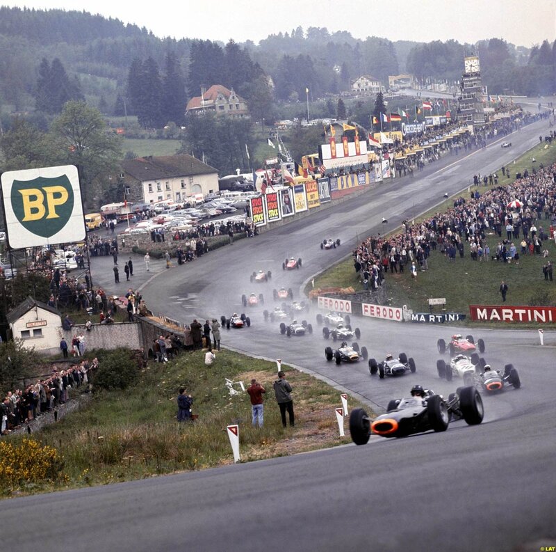 Formula One Cars Racing — Gray