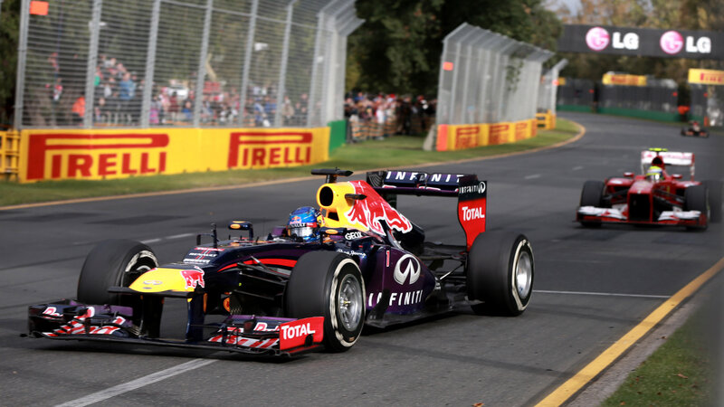 Formula One Cars Racing — Purple