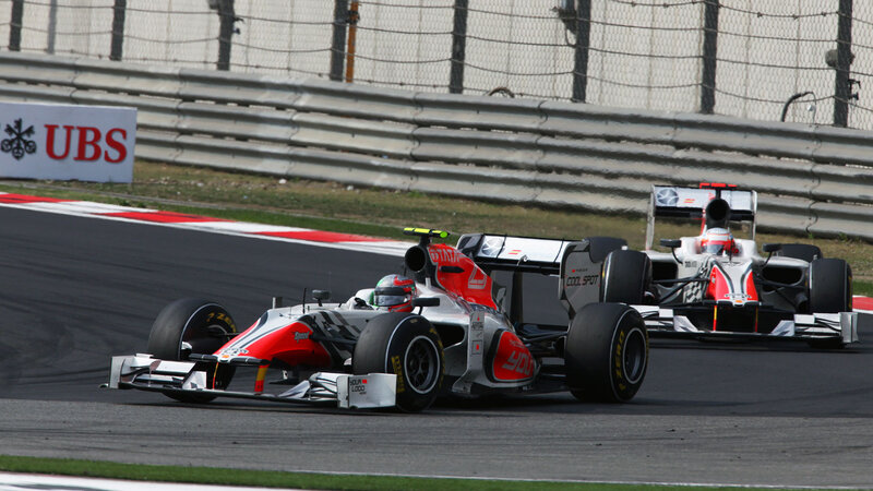 Formula One Cars Racing — Red, Dynamic, Afternoon, Photograph, Racing Track