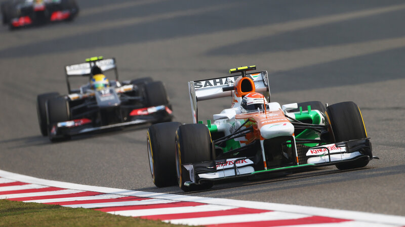 Formula One Cars Racing — White, Dynamic, Afternoon, Photograph, Race Track