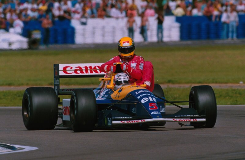 Formula One Driver — Blue, Dynamic