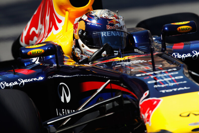 Formula One Driver — Blue