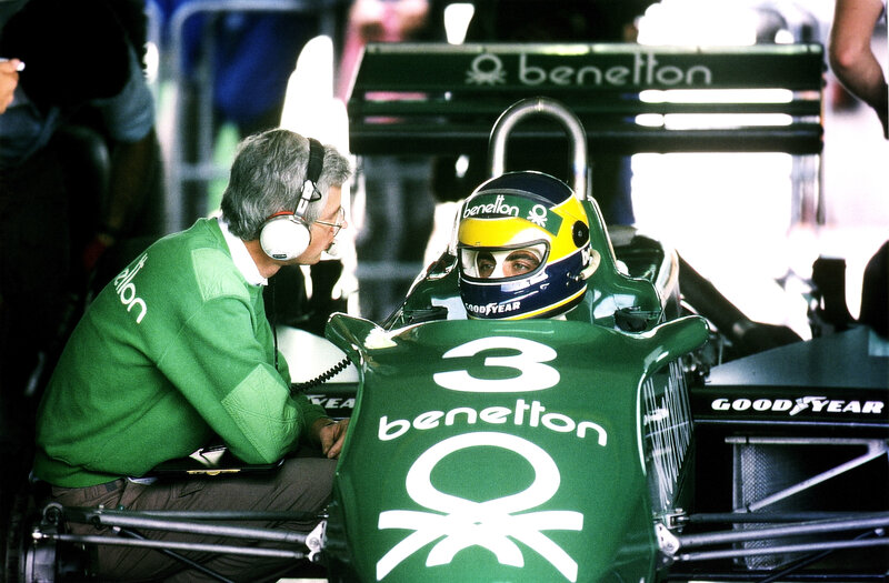Formula One driver in cockpit