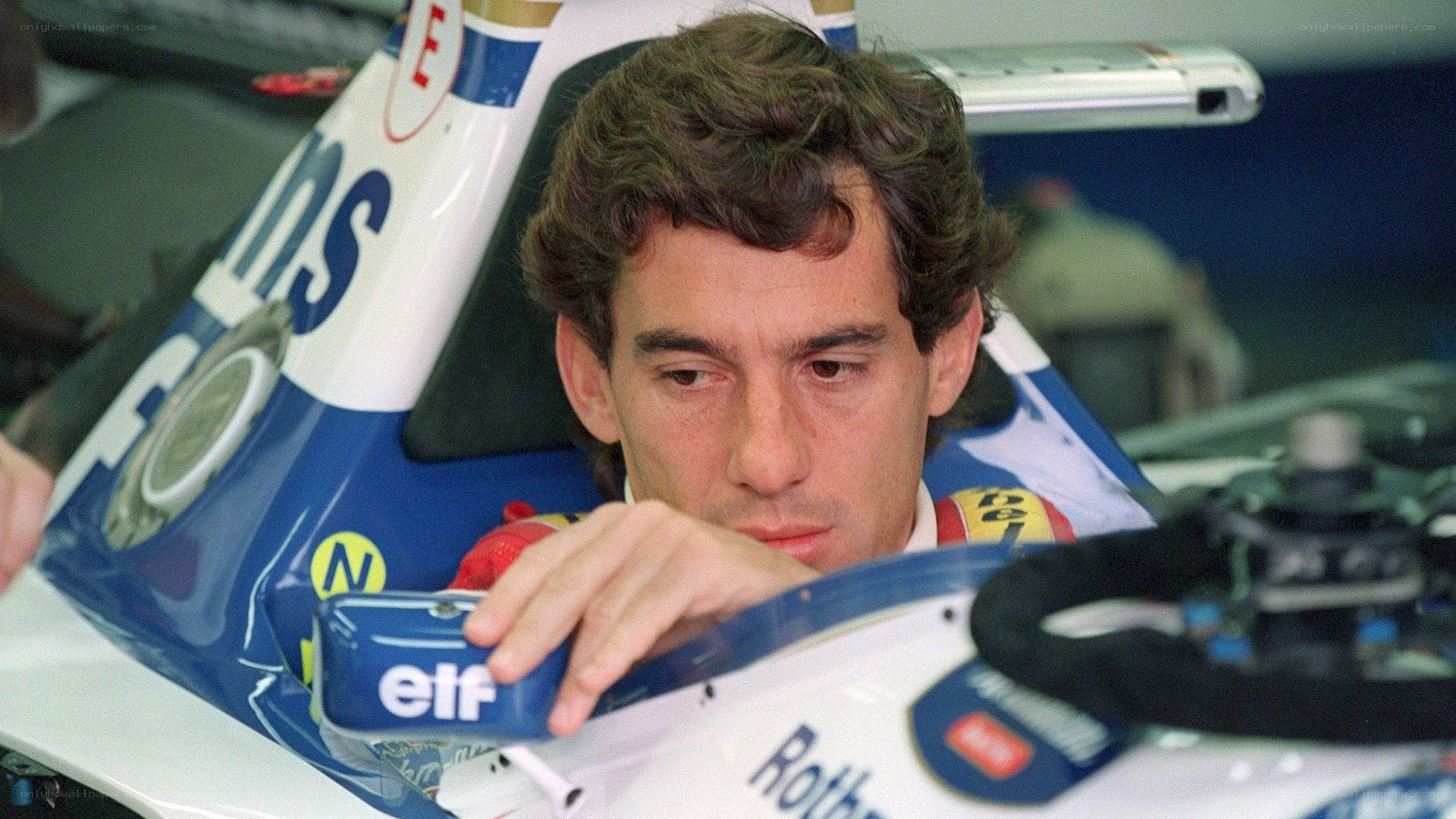 Formula One driver in cockpit