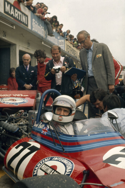 Formula One driver in cockpit