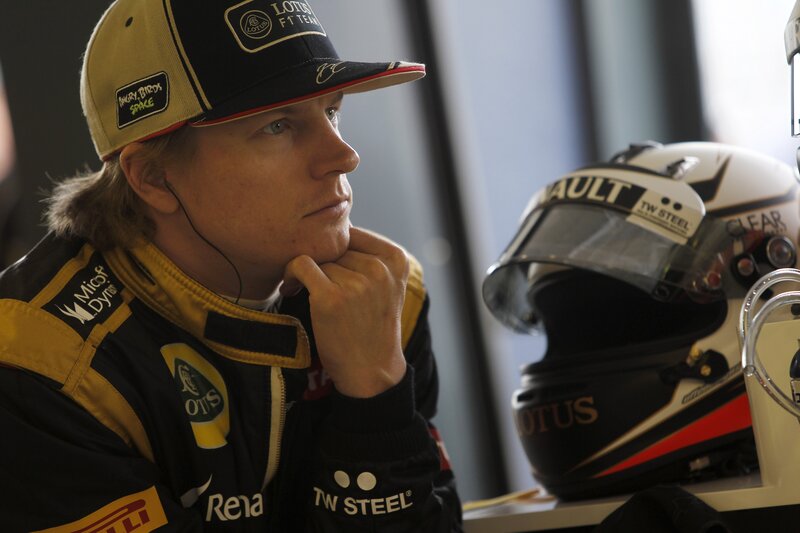 Formula One driver in team gear