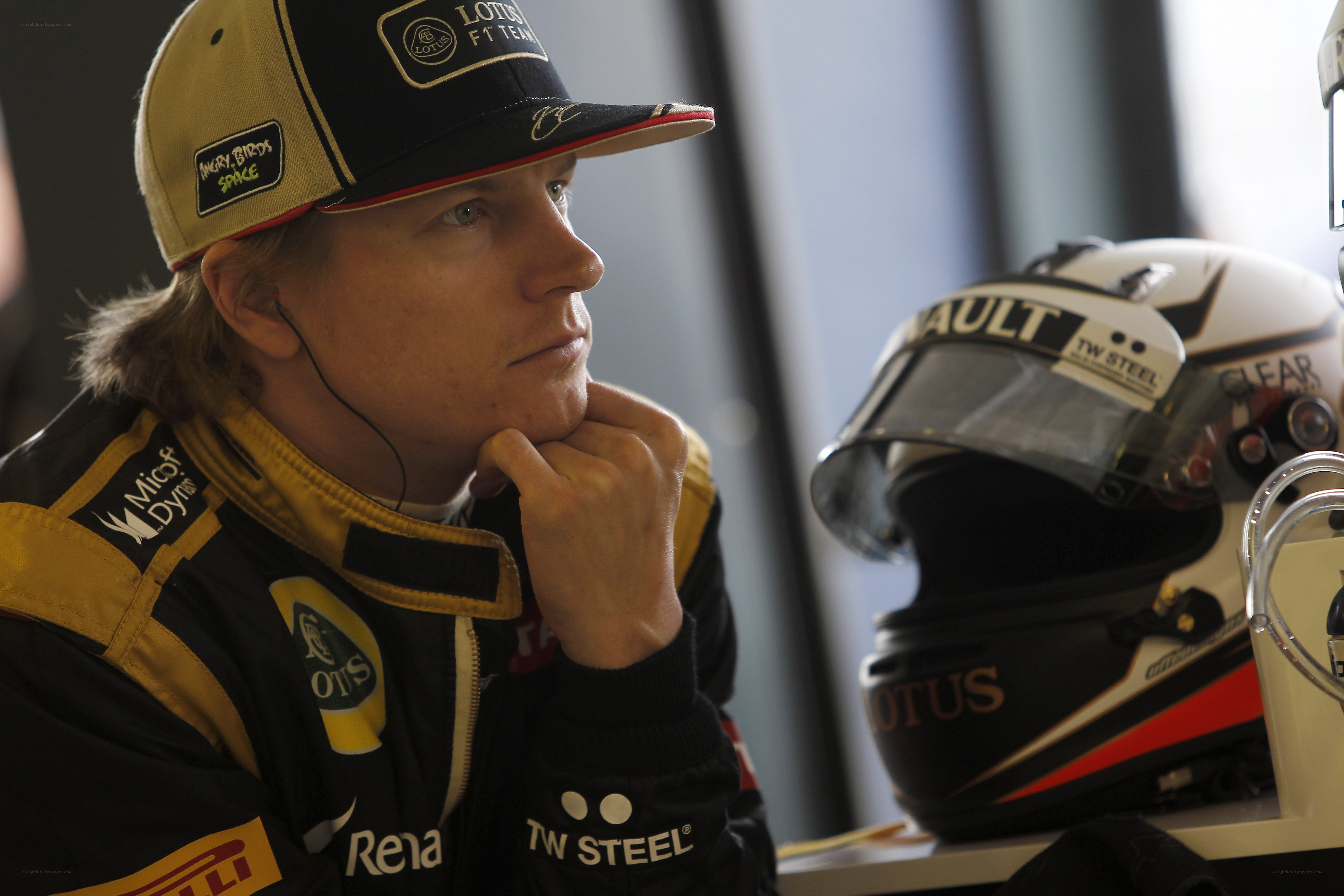 Formula One driver in team gear