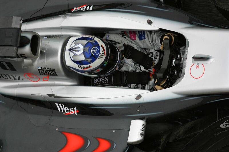 Formula One Driver — Silver, Focused, Photograph