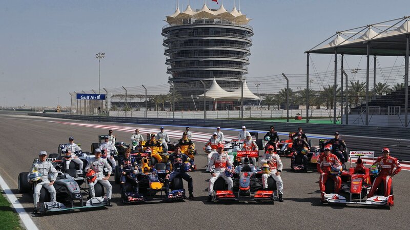 Formula One Drivers on Track