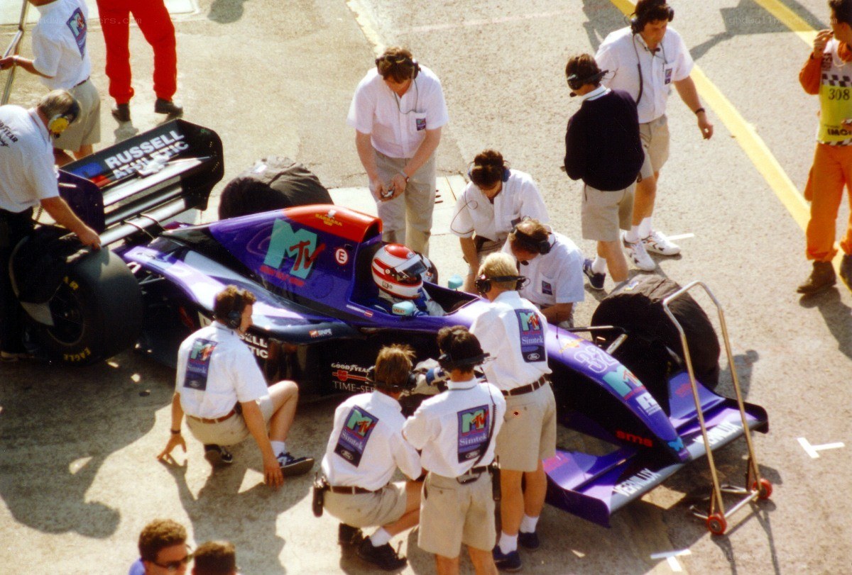 Formula One pit stop
