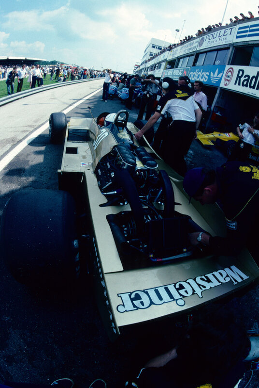 Formula One pit stop