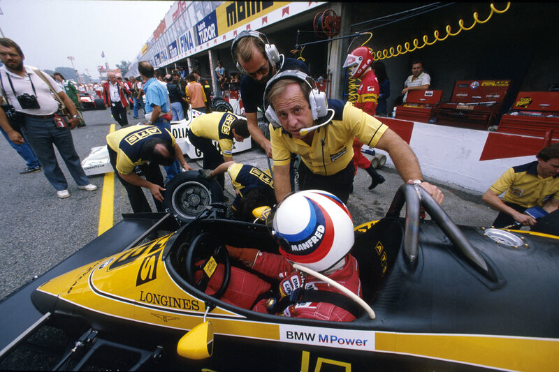 Formula One pit stop