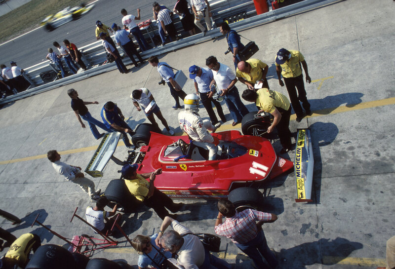 Formula One pit stop