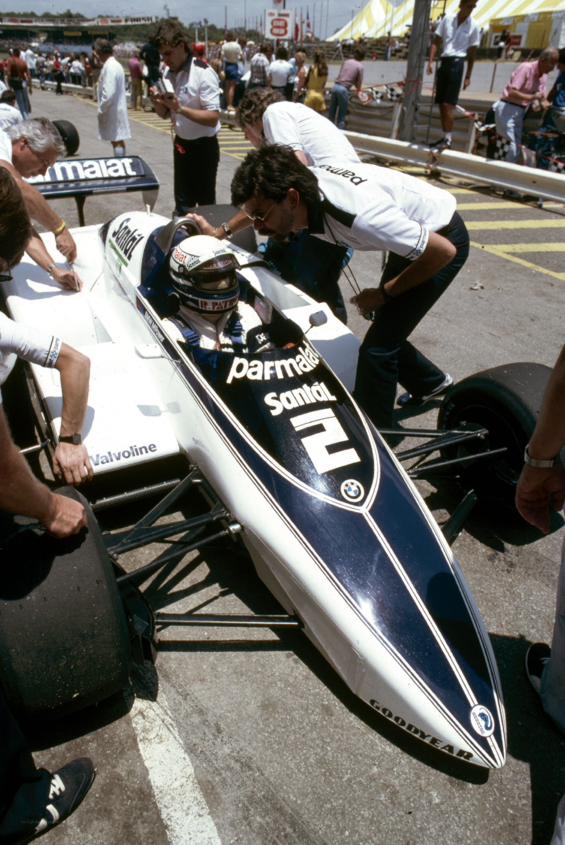 Formula One pit stop