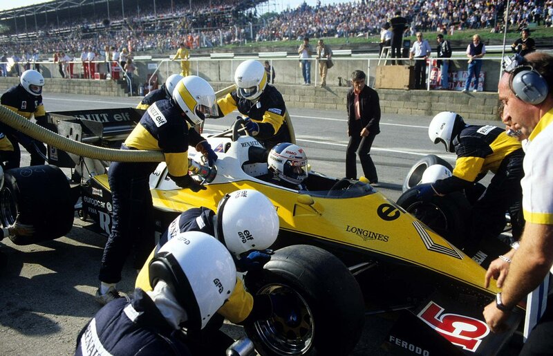Formula One Pit Stop — Yellow