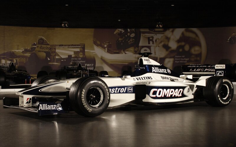 Formula One race car display