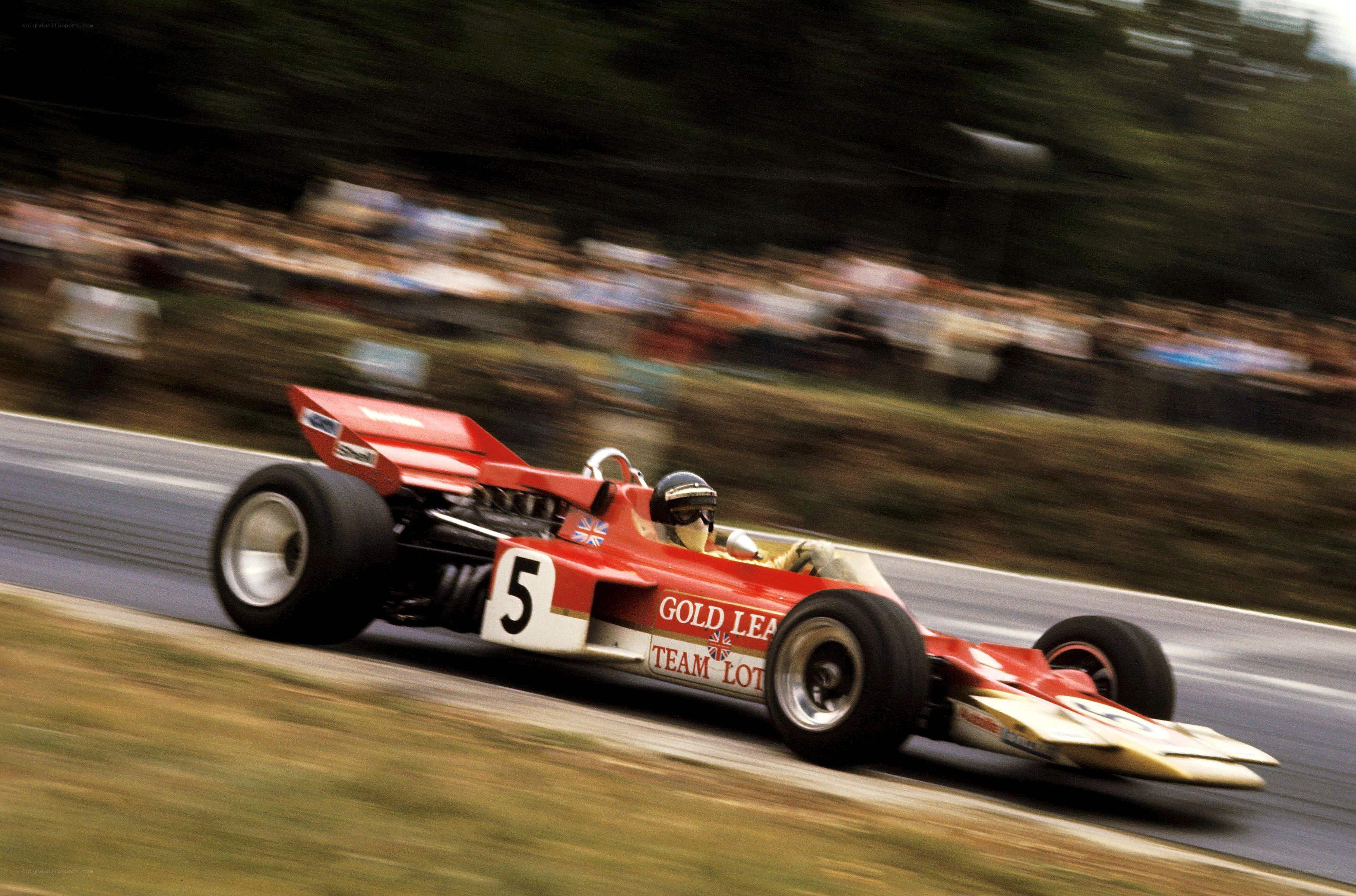 Formula One race car in action
