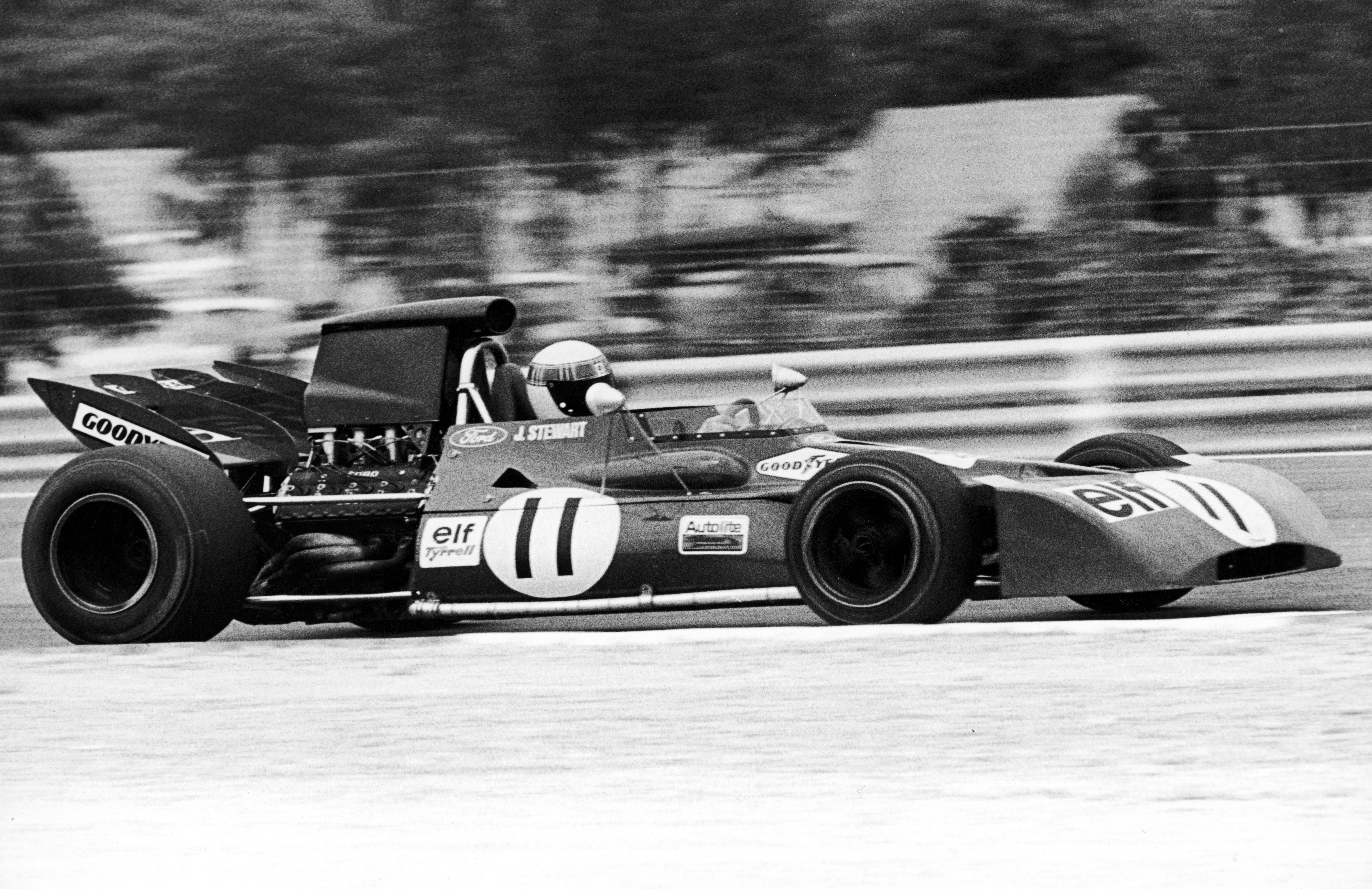 Formula One race car in action