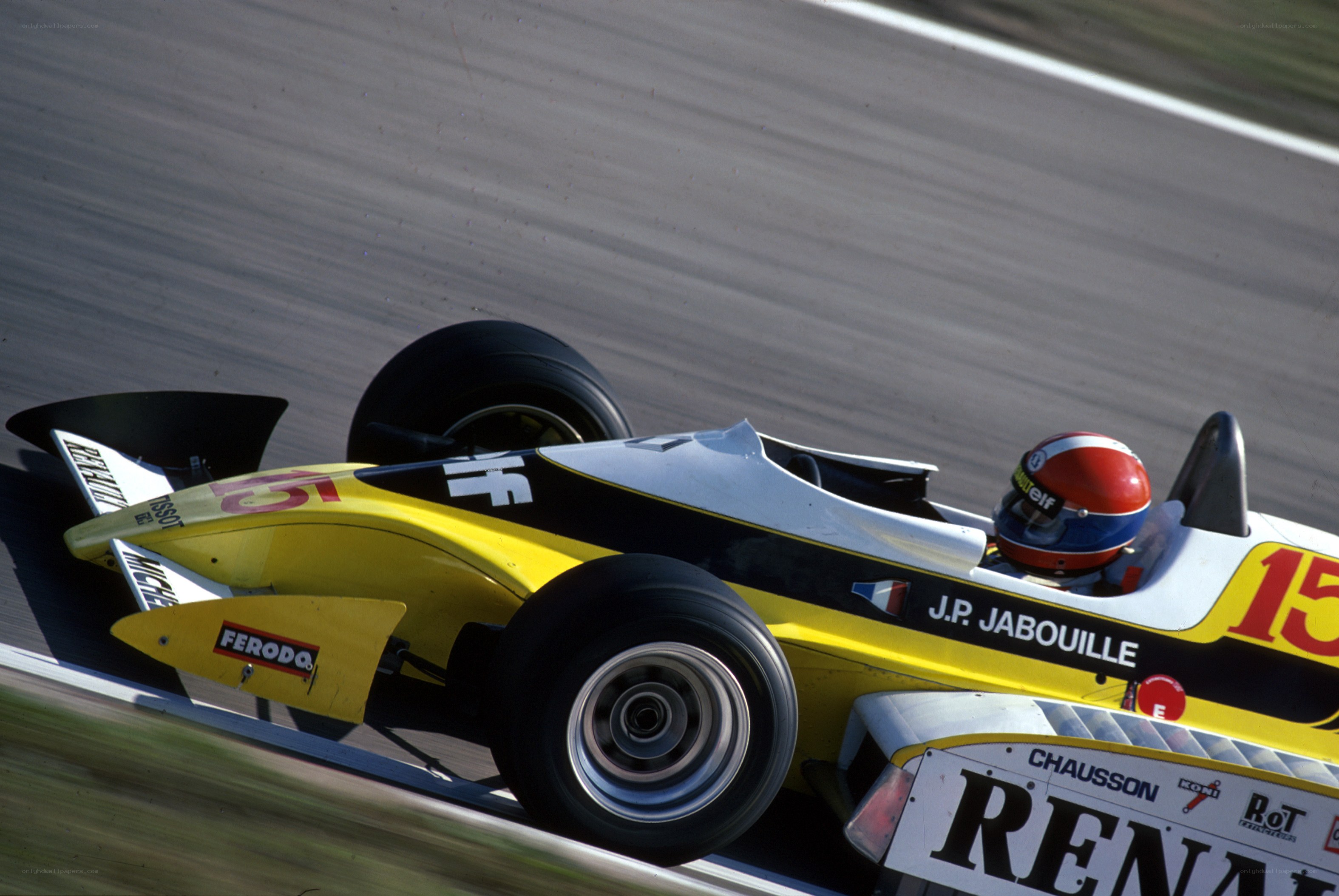 Formula One race car in action