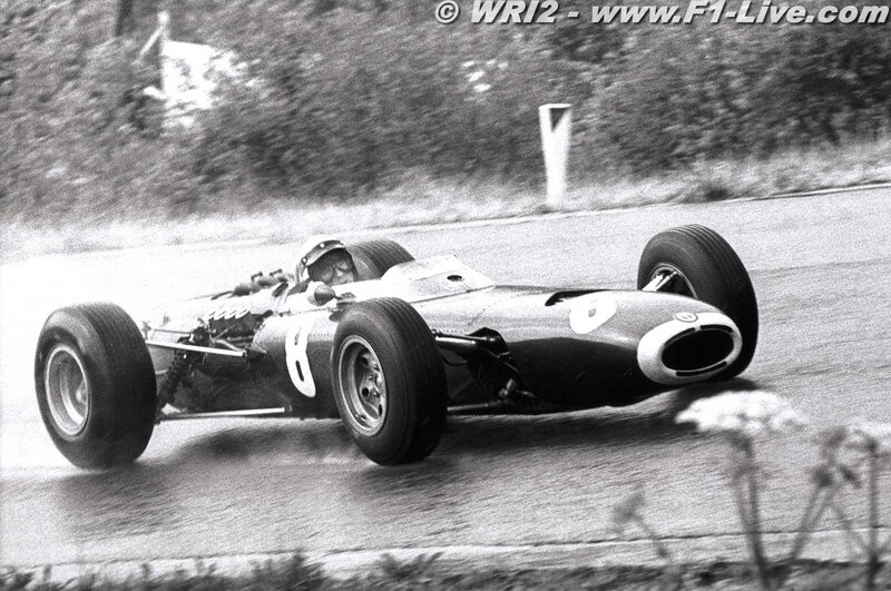 Formula One race car in action
