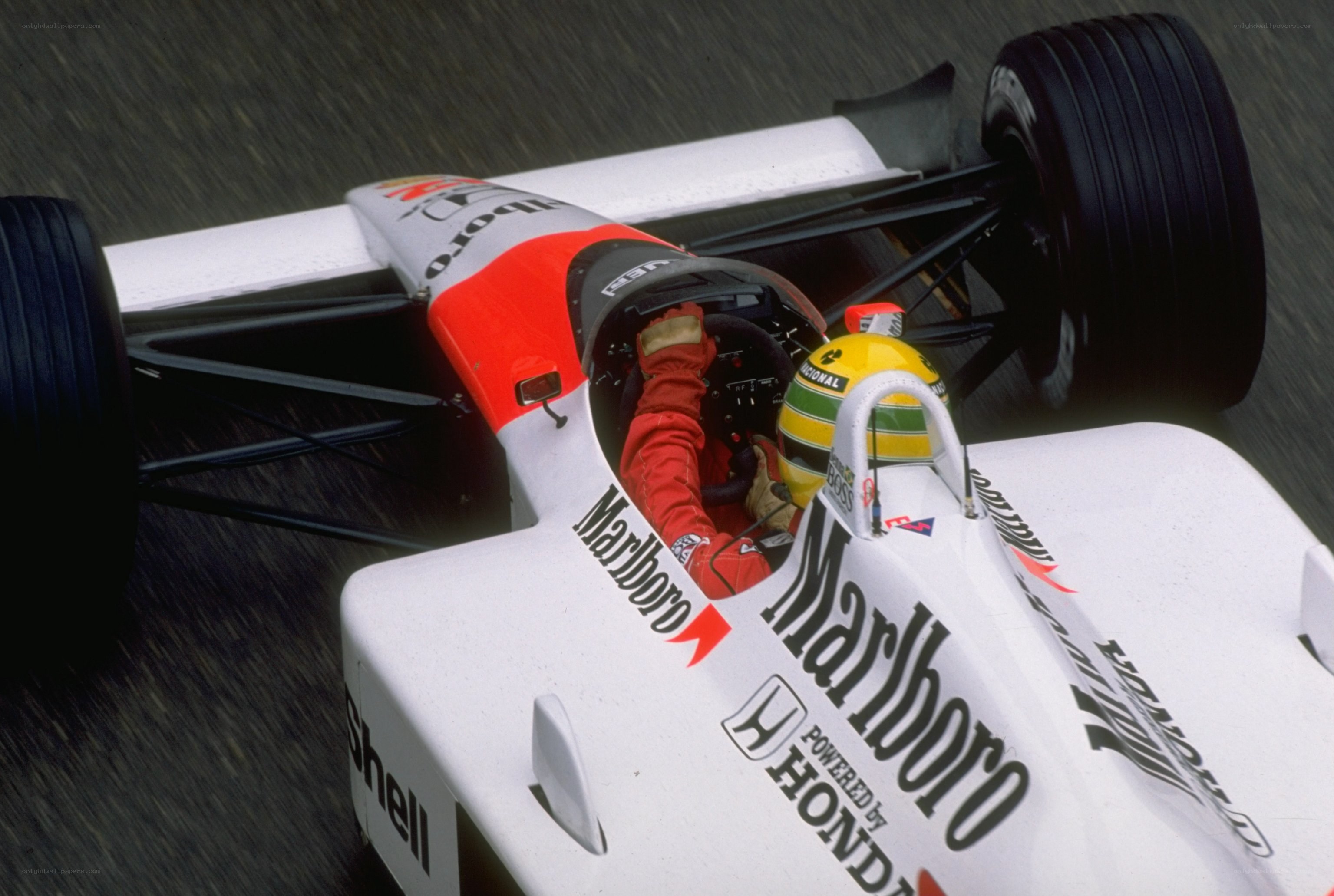 Formula One race car in action