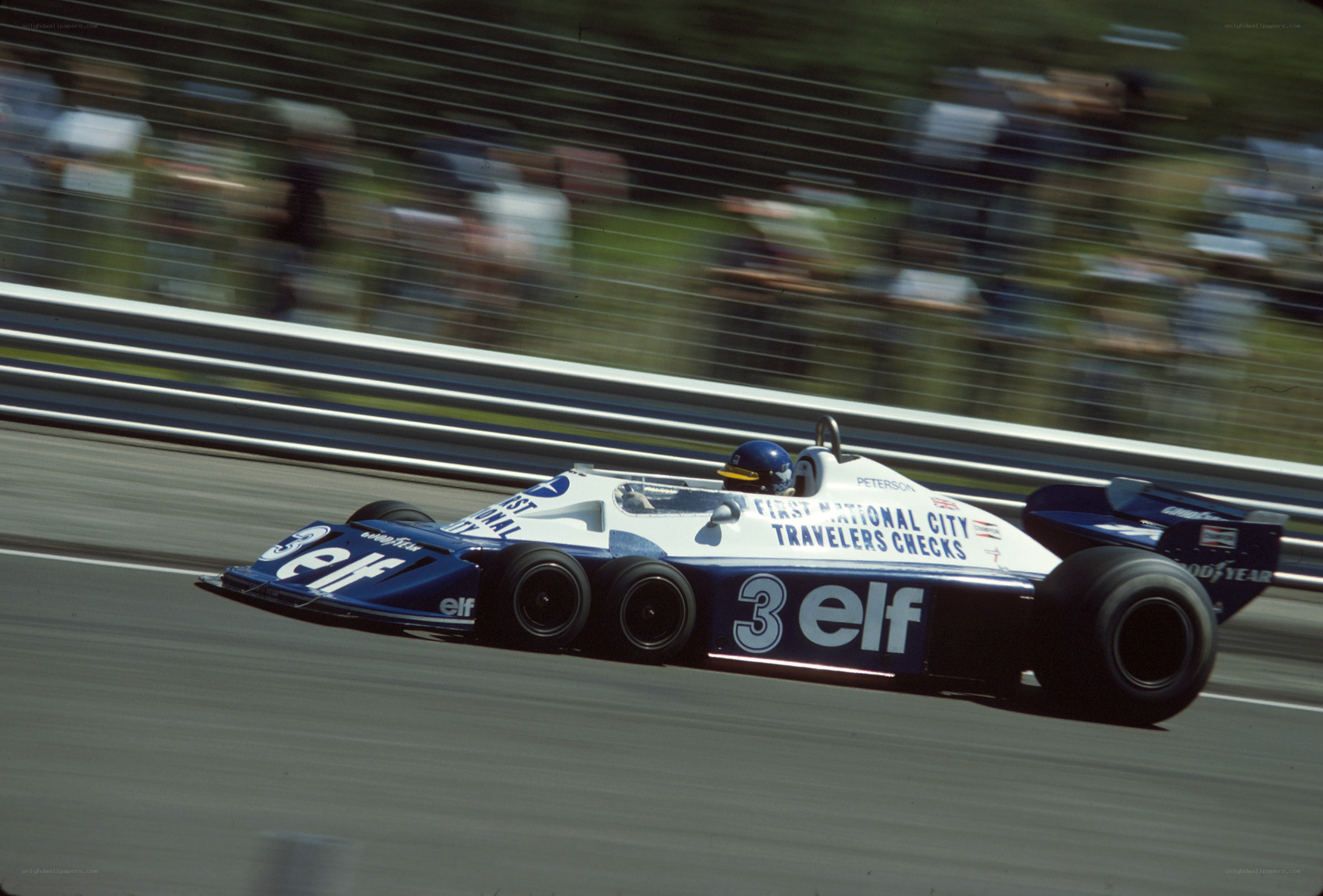 Formula One race car in action