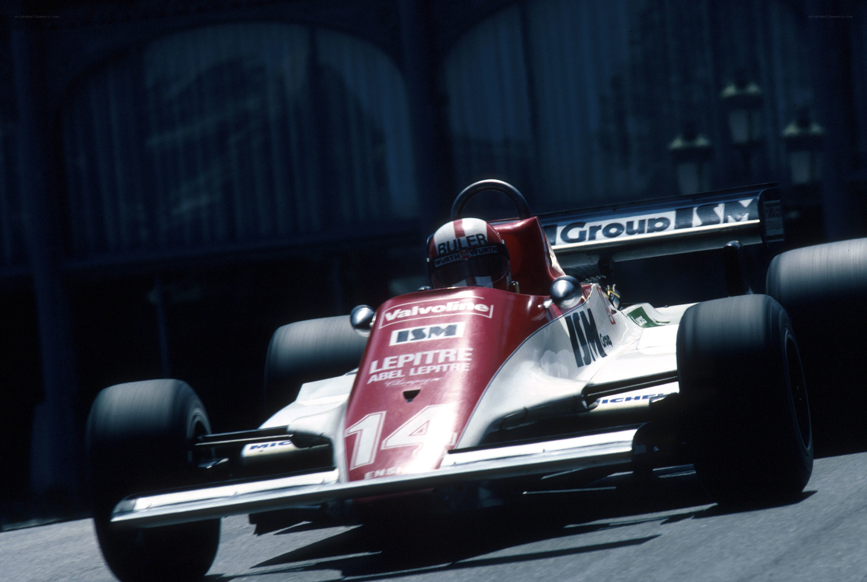 Formula One race car in action